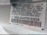 Honda Civic Dx 2HGEJ6449TH103938 снимка