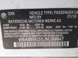 BMW 330I WBA8B9G55JNU99947 снимка