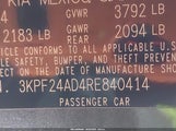 Kia Forte Lxs 3KPF24AD4RE840414 photo