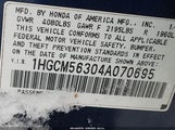 Honda Accord 2.4 Lx 1HGCM56304A070695 снимка