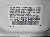 Honda Pilot Ex 2HKYF18433H604499 снимка