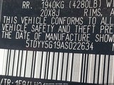 Toyota Sequoia Platinum 5.7L V8 5TDYY5G19AS022634 снимка