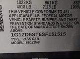 Chevrolet Malibu Fwd 1Lt 1G1ZD5ST6SF151515 fotografie