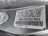 Honda Civic Hybrid JHMES96684S016634 fotografie