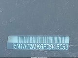 Nissan Rogue Sv 5N1AT2MK6FC915053 снимка