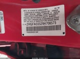 Honda Civic Si 2HGFA55529H708575 снимка
