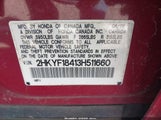 Honda Pilot Ex 2HKYF18413H511660 снимка