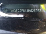 Honda Civic Lx 2HGFC2F51JH526958 снимка