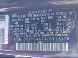 Kia Sorento 2.4L Lx 5XYPG4A33LG628076 снимка