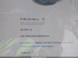 Tesla Model Y Performance Dual Motor All-Wheel Drive 7SAYGDEF5NF410534 fotografie