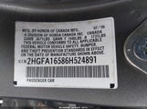 Honda Civic Lx 2HGFA16586H524891 снимка