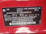 BMW 328I WBA3A5G52ENP33246 снимка