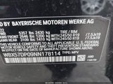 BMW X3 xDrive30I WBX57DP09NN178114 снимка