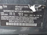 BMW 328I xDrive WBA3B5G50FNS15859 снимка