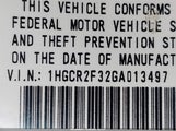Honda Accord Lx 1HGCR2F32GA013497 снимка