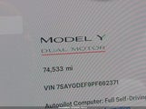 Tesla Model Y Performance Dual Motor All-Wheel Drive 7SAYGDEF9PF662371 снимка