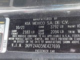 Kia Forte Lxs 3KPF24AD5NE427699 снимка