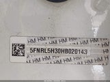 Honda Odyssey Se 5FNRL5H30HB020143 снимка