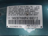 Honda Accord 10Th Anniversary 1HGCB7698PA188312 снимка
