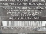 Land Rover Range Rover Sport Hse SALSK2D40DA791490 снимка