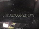 Nissan Sentra Sr 3N1AB7APXHY214274 снимка