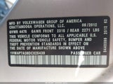 Volkswagen Passat 2.5L S 1VWAP7A38DC025439 снимка