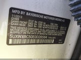 BMW X3 xDrive28I 5UXWX9C50E0D26584 снимка