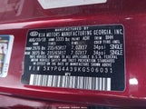 Kia Sorento 2.4L Lx 5XYPG4A39KG506031 fotografie