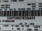 Ford Focus S/Se/Ses 1FAFP34NX7W306049 снимка