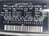 Kia Sorento 2.4L Lx 5XYPGDA34GG165127 снимка
