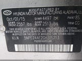 Hyundai Sonata Se 5NPE24AF2GH315213 снимка