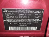 Hyundai Sonata Se 5NPEC4AC8EH826134 снимка