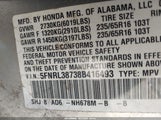 Honda Odyssey Ex-L 5FNRL38738B416493 снимка