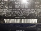 Hyundai Sonata Se 5NPE24AF3KH803966 снимка