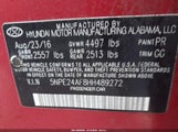 Hyundai Sonata 5NPE24AF8HH489272 снимка