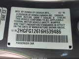 Honda Civic Lx 2HGFG12616H539486 снимка