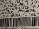 Honda Pilot Awd Elite 5FNYG1H81PB037293 снимка