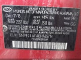 Hyundai Sonata Se 5NPE24AF4KH765714 снимка