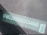 Ford Escape Se 1FMCU0GX9GUC64840 снимка