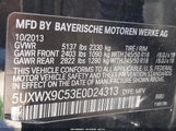 BMW X3 xDrive28I 5UXWX9C53E0D24313 снимка