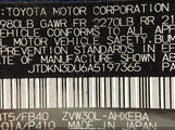 Toyota Prius Ii JTDKN3DU6A5197365 снимка