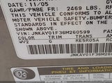 Infiniti M35X JNKAY01F36M260599 photo