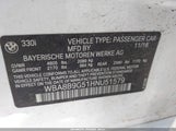 BMW 330I WBA8B9G51HNU51579 снимка