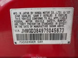 Honda Fit JHMGD38497S045673 снимка