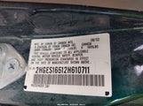 Honda Civic Lx 2HGES16512H610711 снимка
