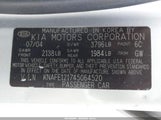 Kia Spectra Ex Automatic Ex/Lx KNAFE121745064520 снимка