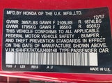 Honda Civic Ex-L SHHFK7H7XJU408148 снимка