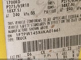 Ford F-150 Fx4/Lariat/Xlt 1FTPW145X4KA01661 снимка