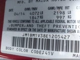 Mazda Mazda3 S Touring JM1BM1V38E1205427 снимка