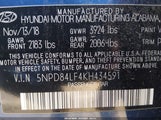 Hyundai Elantra Sel 5NPD84LF4KH434591 снимка